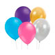 5 globos con helio